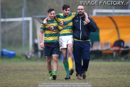 2018-11-11 Chicken Rugby Rozzano-Caimani Rugby Lainate 156